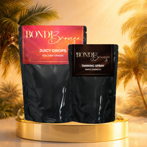 Tanning Spray & Juicy Drops