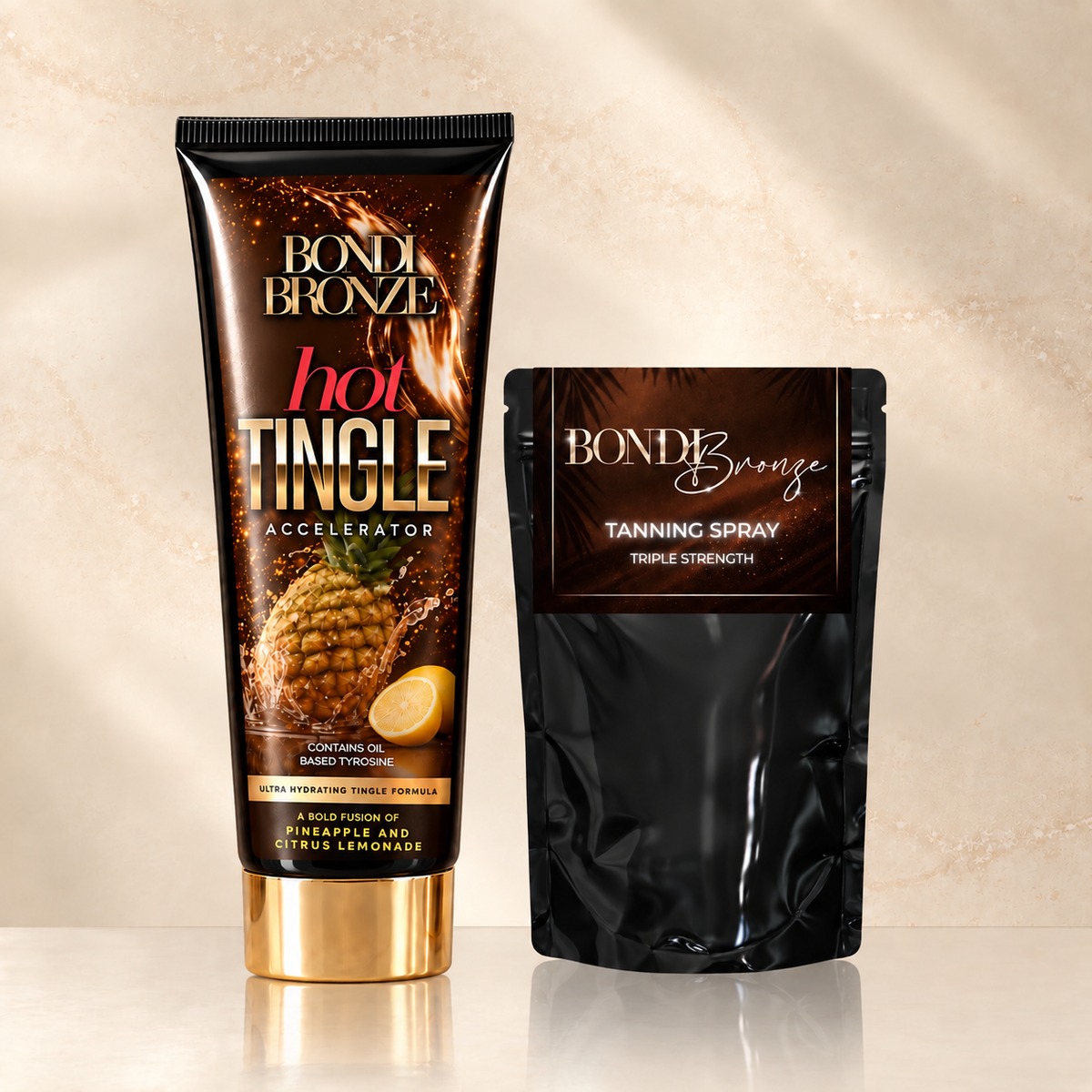 Tanning Spray & Accelerator Cream