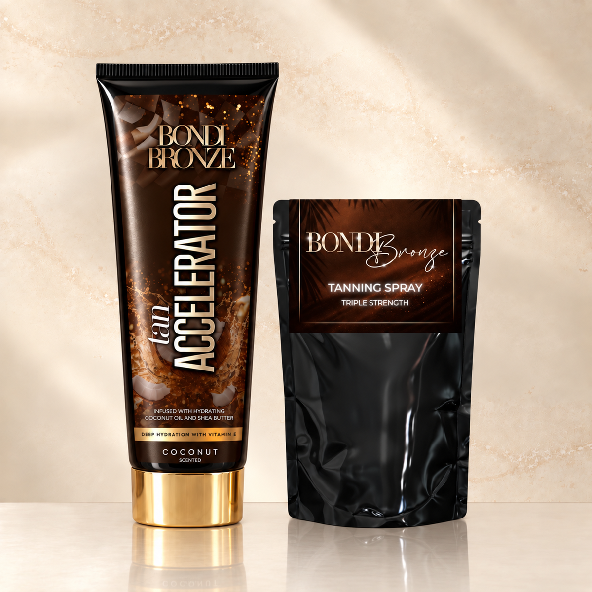 Tanning Spray & Accelerator Cream